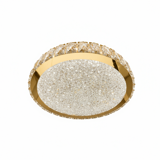 EDAN Crystal Ceiling Light Tri-Colour LED 400mm (Gold)