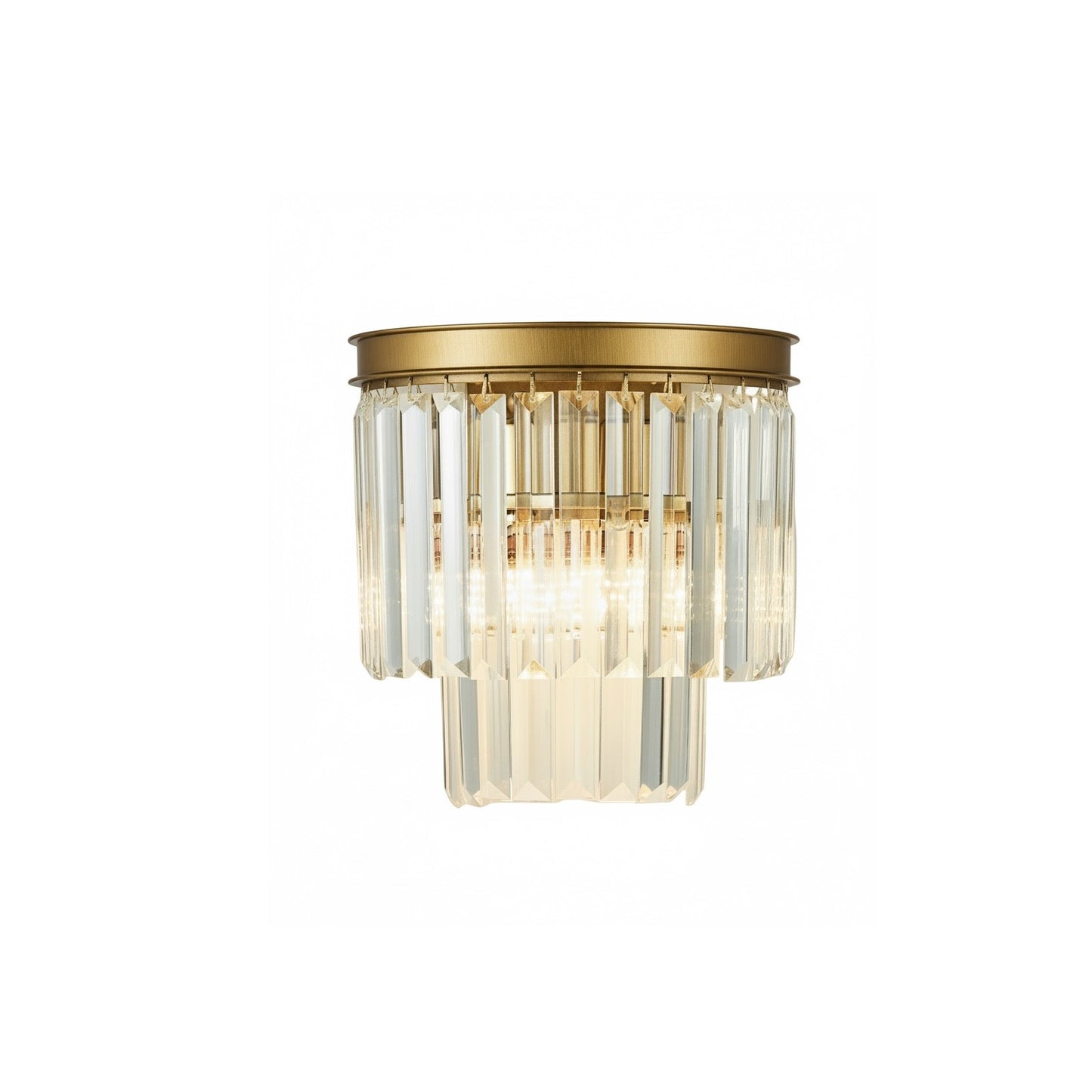 MARF Modern Crystal Wall Light (Brass)