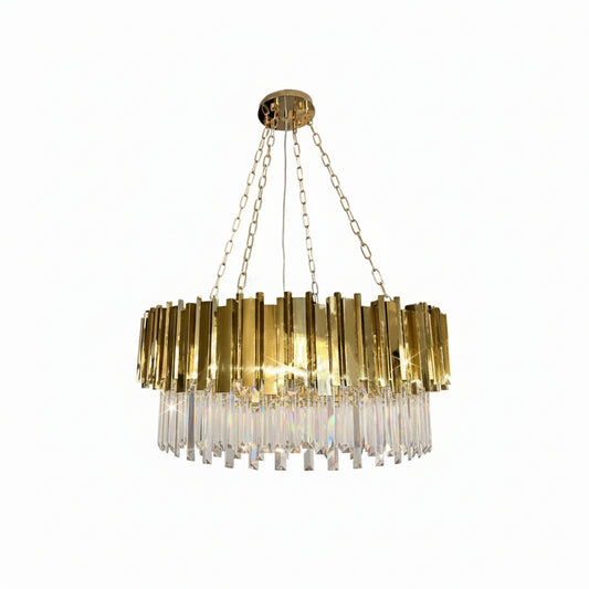 SOPHIE Crystal Chandelier 12 Light 800mm Gold