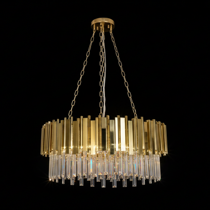 SOPHIE Crystal Chandelier 12 Light 800mm (Gold)
