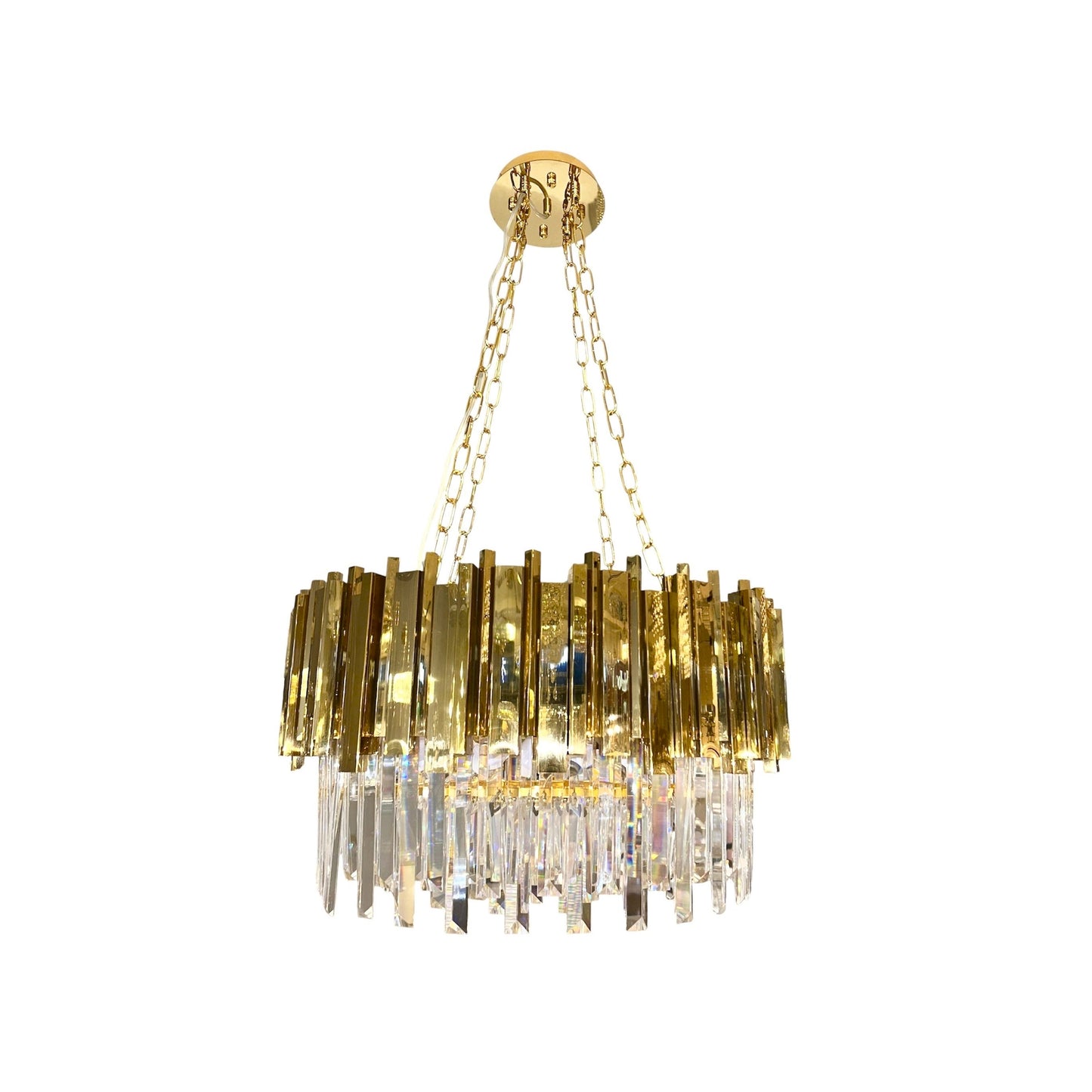 SOPHIE Crystal Chandelier 7 Light 600mm Gold