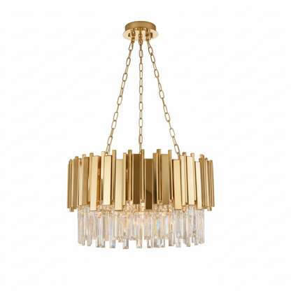 SOPHIE Crystal Chandelier 6 Light 600mm Gold