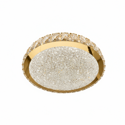 EDAN Crystal Ceiling Light Tri-Colour LED 400mm (Gold)
