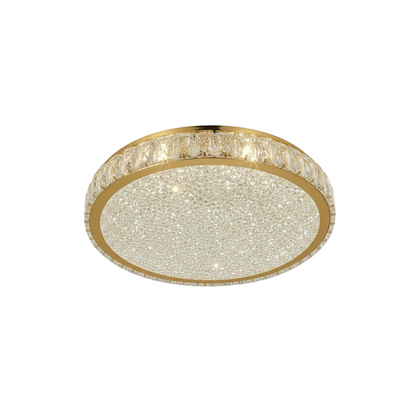 EDAN Crystal Ceiling Light Tri-Colour LED 500mm (Gold)