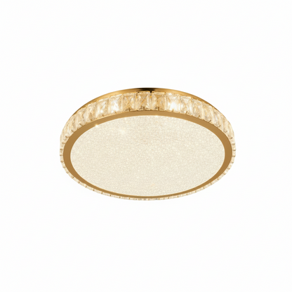 EDAN Crystal Ceiling Light Tri-Colour LED 500mm (Gold)