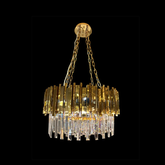 SOPHIE Crystal Chandelier 7 Light 600mm Gold