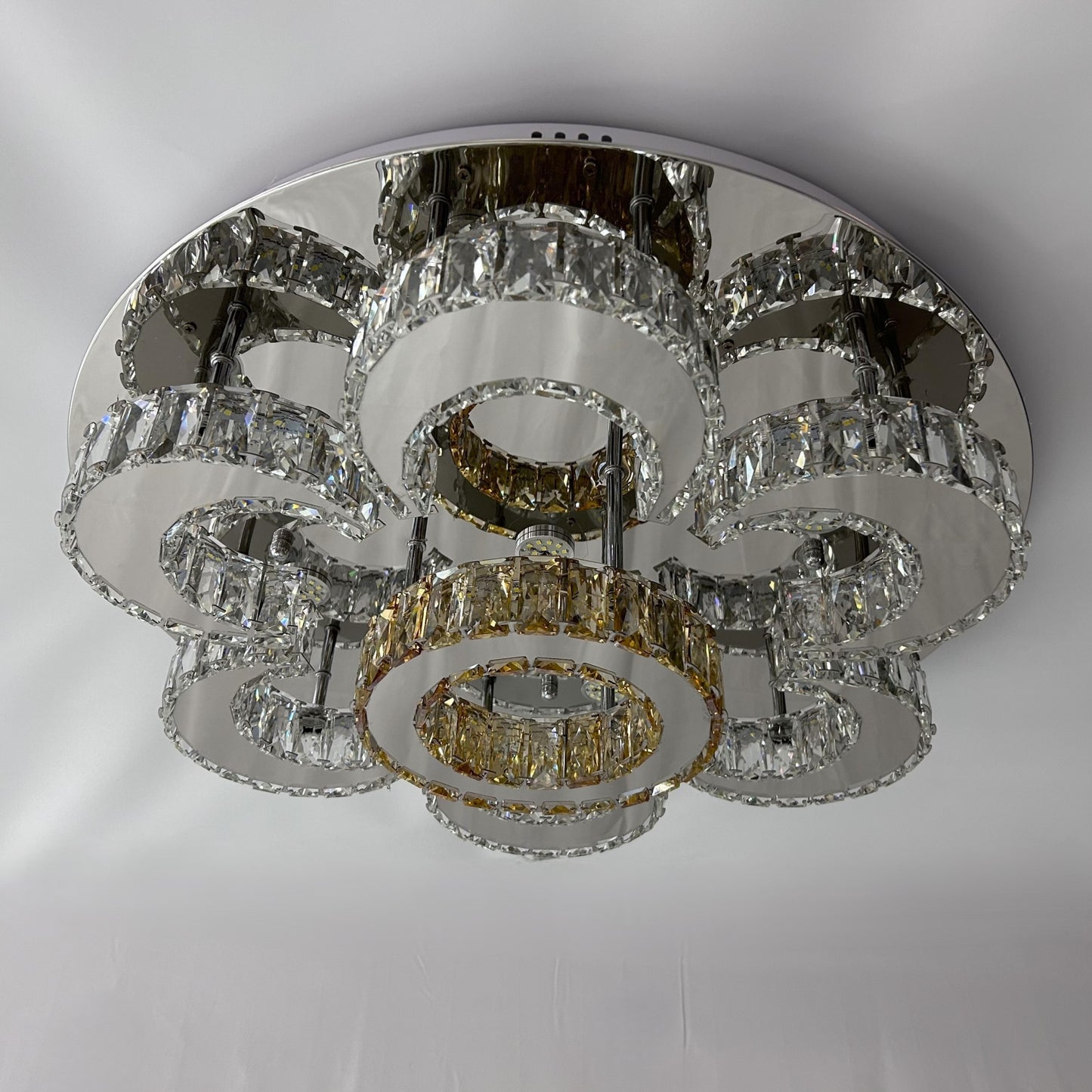 FRED Crystal Ceiling Light Tri-Colour LED 600mm