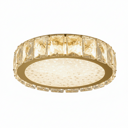 EDAN Crystal Ceiling Light Tri-Colour LED 300mm (Gold)