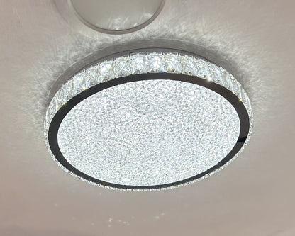 EDAN Crystal Ceiling Light Tri-Colour LED 500mm (Chrome)
