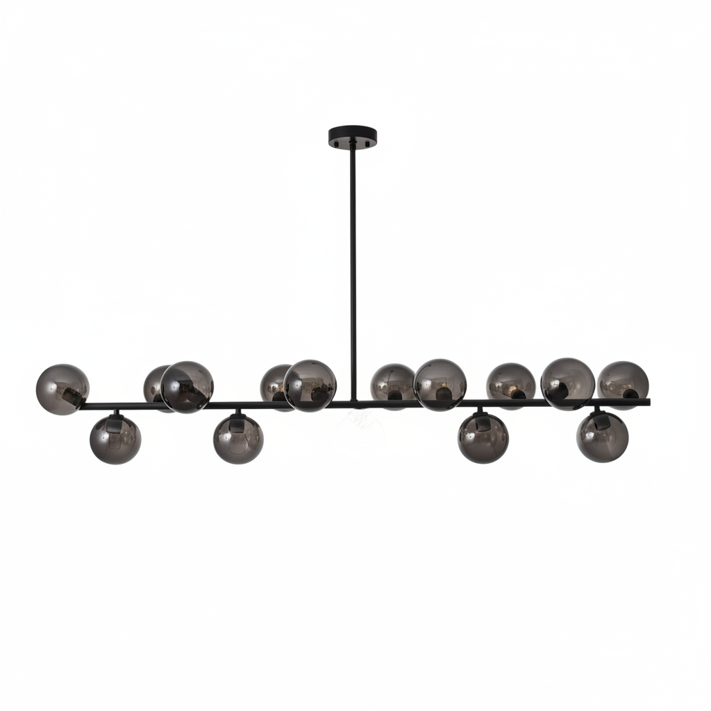 ZODO Modern Pendant 14 Light (Black)