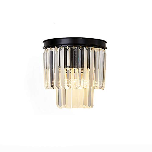MARF Modern Crystal Wall Light (Black)