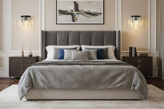 MARF Modern Crystal Wall Light (Black)