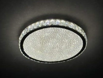 EDAN Crystal Ceiling Light Tri-Colour LED 500mm (Chrome)