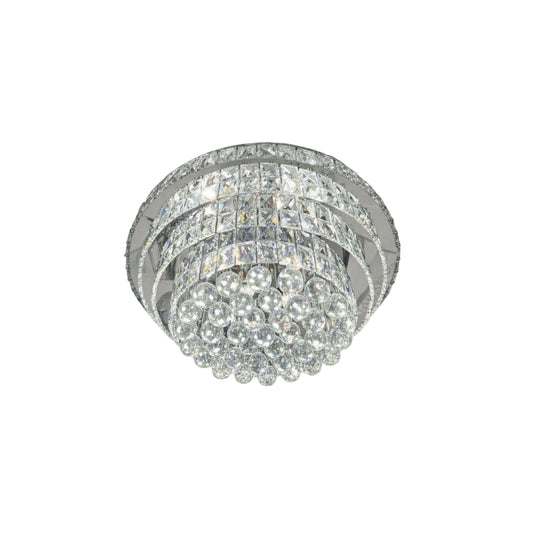 NORRIS Crystal Ceiling Light Tri-Colour LED 600mm (Chrome)