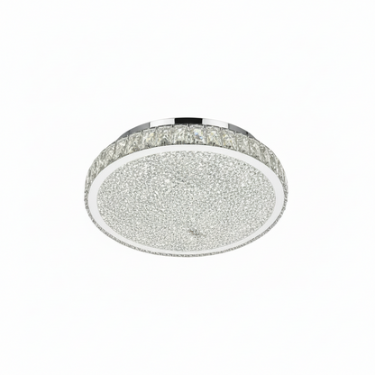 EDAN Crystal Ceiling Light Tri-Colour LED 500mm (Chrome)