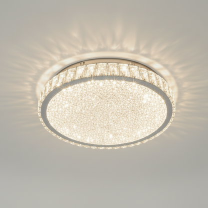 EDAN Crystal Ceiling Light Tri-Colour LED 500mm (Chrome)